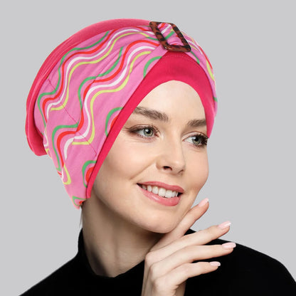 Women Turban Muslim Headscarf Twist Knot India Hat Chemo Cap Bandanas Hair Accessories  Hijab Beanie Bonnet Head Wrap