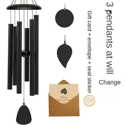 Music Wind Chime Classic Metal Wind Chime Aluminum Tube Commemorative Wind Chime Home Outdoor Festival Gift Decoration Iron Art
