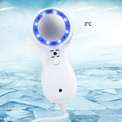 Cryotherapy Skin Cooling Machine Cold Compress Blue Photon Skincooler Facial Calming Care Ice Cooler Reduce Swelling Shrink Pore