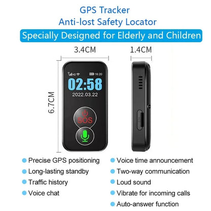 Elderly 4G Tracking Tracker SOS Wireless WiFi Caregiver Pager Old People Locator Fall Alert Tracker IP67 Anti Lost Medical Alert