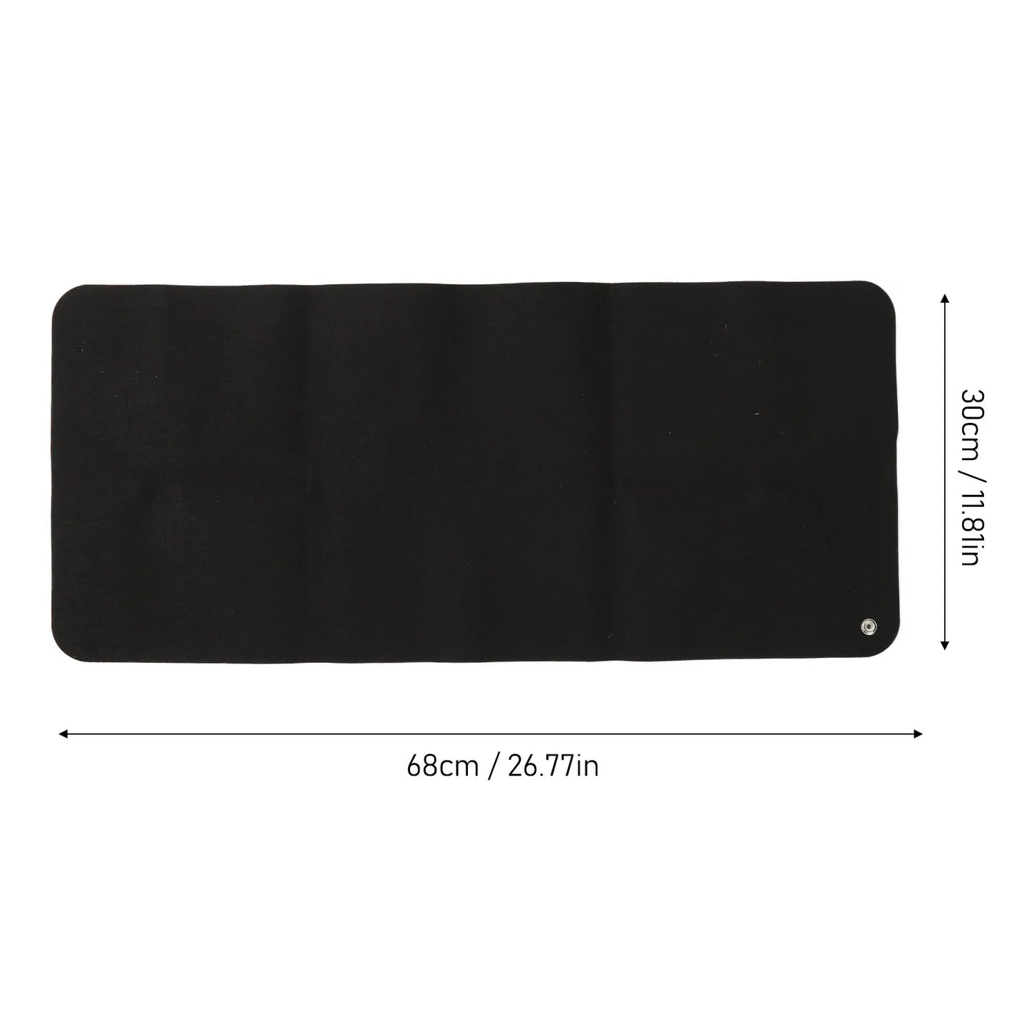 Large Black Earthing Grounding Pad