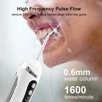 Oral Irrigator Dental Water Flosser for Teeth Portable Dental Water Irrigator Rechargeable Dental Water Jet for Teeth Cleaning