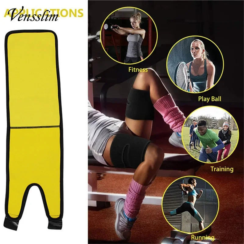 Vensslim Fat Burn Thigh Trimmer Wrap Women Thermo Neoprene Weight Loss Corset 2 Pieces Leggings Shapers Slim Sweat Sauna Belt