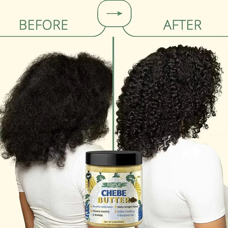 GOIPLE Chebe Butter Deep Nourishes Repair Damaged Anti Hair Loss Breakage Hair Growth Oil Mask For Hair Growth Treatment