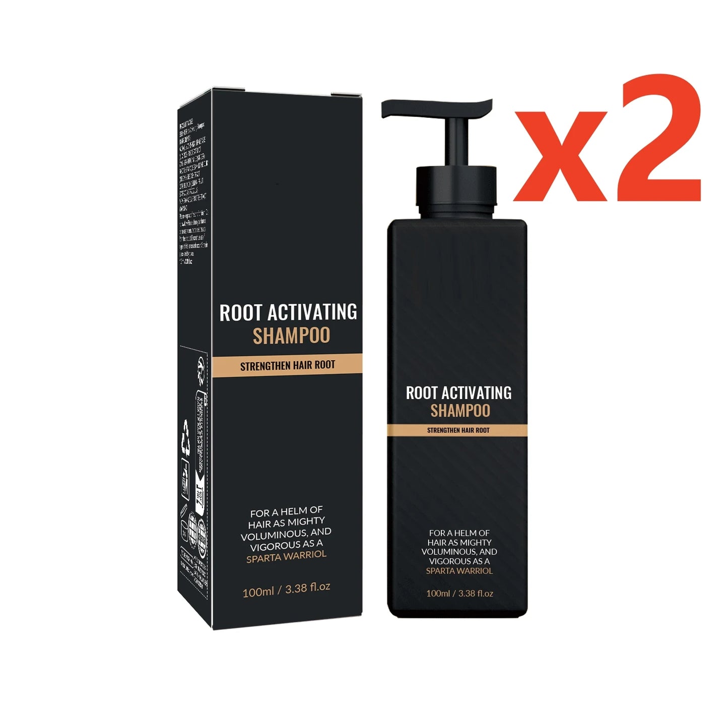 Hair Growth Shampoo for Men Root Activator Strengthening Moisturizing Gently Cleanse Repair Improve Volume Thinning Hair Shampoo