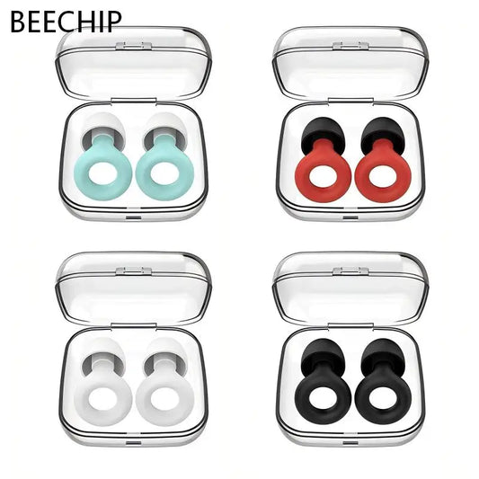 BEECHIP Anti-noise Sleep Soundproof Earplugs Swimming Earplugs Anti-noise Anti-slip Sleep Earplugs Surfing