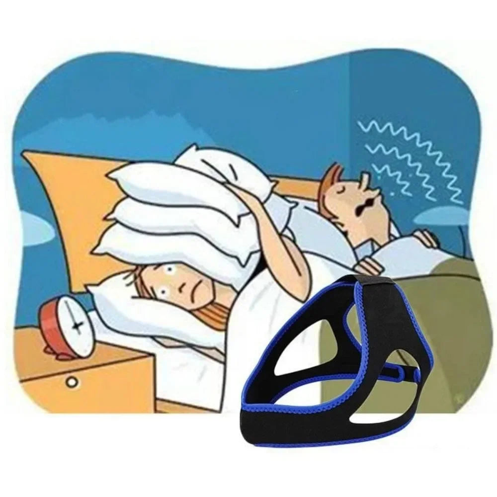 Adjustable Comfortable Anti Snore Chin Strap Sleep Aid Stop Snoring Solution Health Care Device