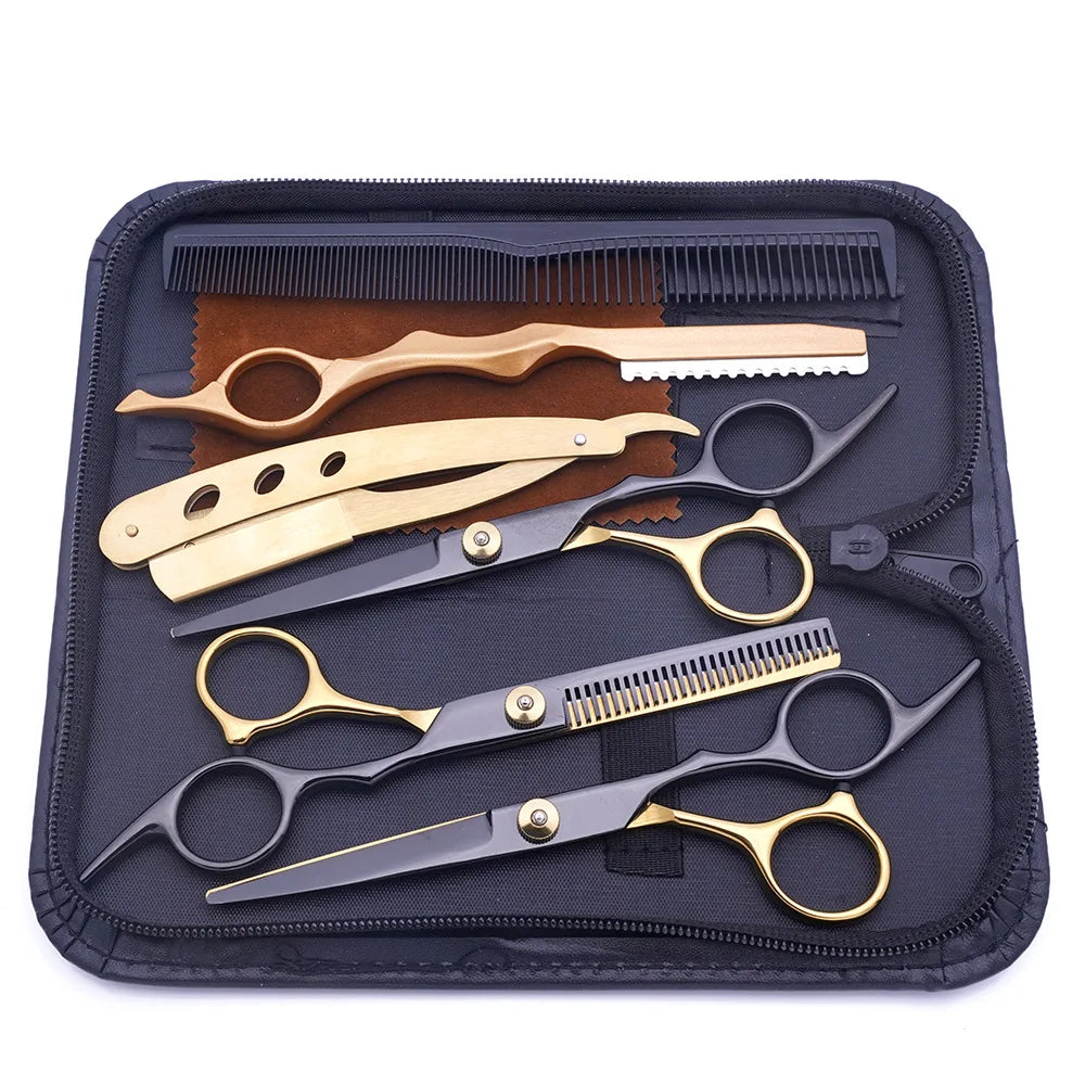 Hair Thinning & Texturizing Kit Barber Scissors for Layering/Cutting/Styling,Ergonomic Stainless Steel Shears for Salon&Home Use