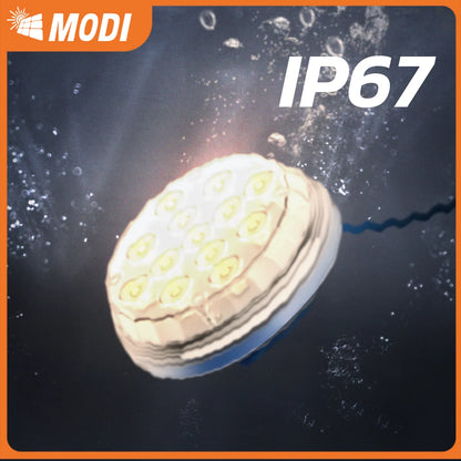Solar pool light IP67 waterproof pool light 16 color underwater pool light, suitable for ground swimming pools and ponds