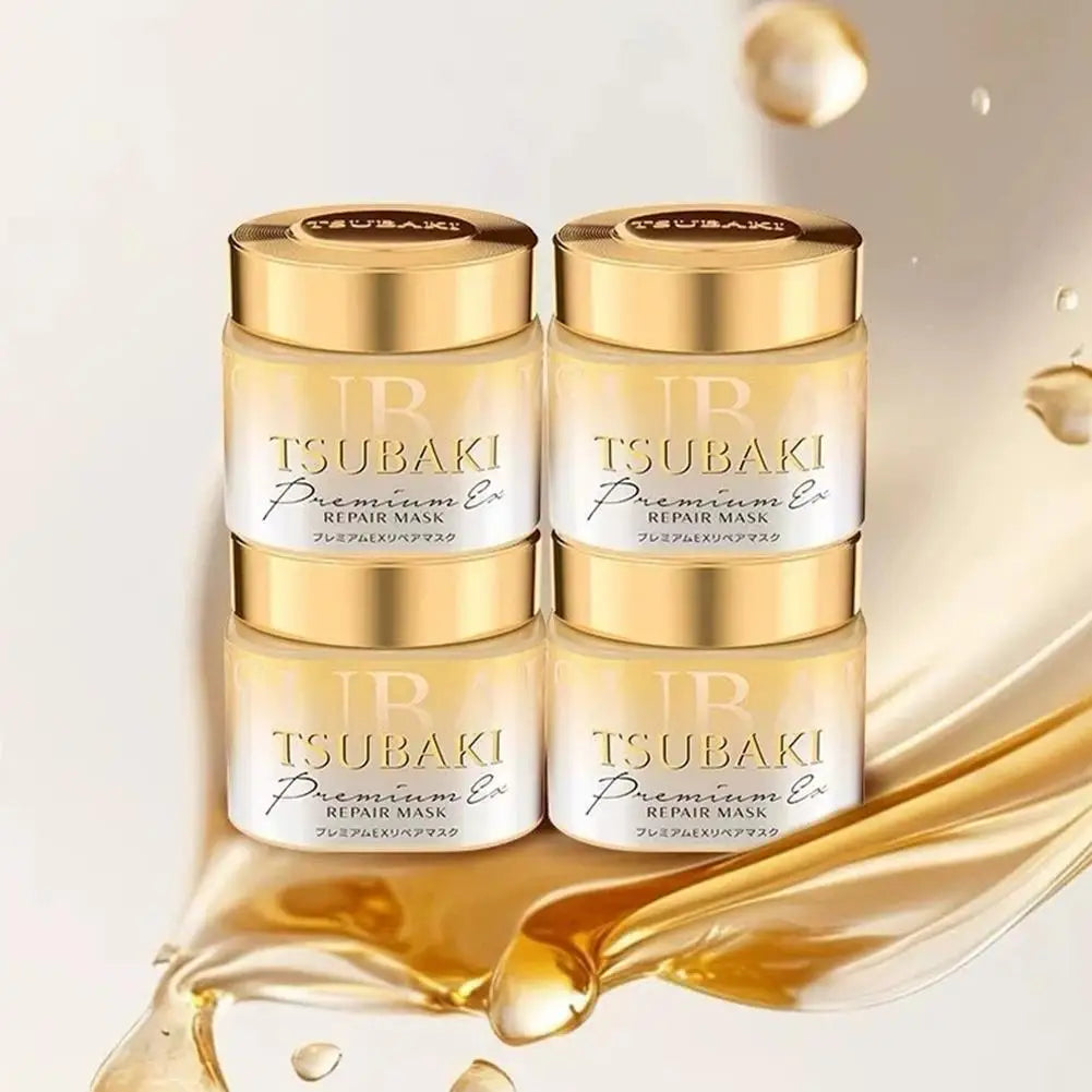 Japan TSUBAKI Premium Repair Mask - SPA Class Hair Care Experience, High Penetration Essence To Improve Frizz Repair Damage Care
