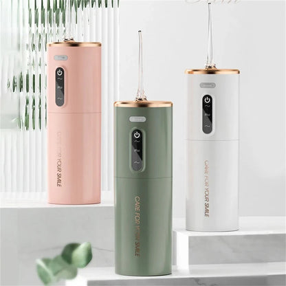 XIAOMI Oral Irrigator Portable IPX7 Waterproof Rechargeable Dental Water Flosser 3 Modes Teeth Cleaner 280ML Dental Water Jet