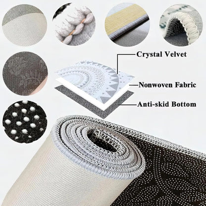 VIKAMA Outdoor Rugs for Garden Patio Waterproof Indoor Outdoor Area Carpet Mat for Camper Balcony Backyard Deck Home Decoration