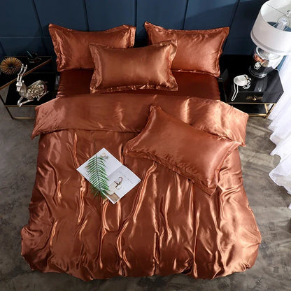 Luxury Solid Color Bedding Set