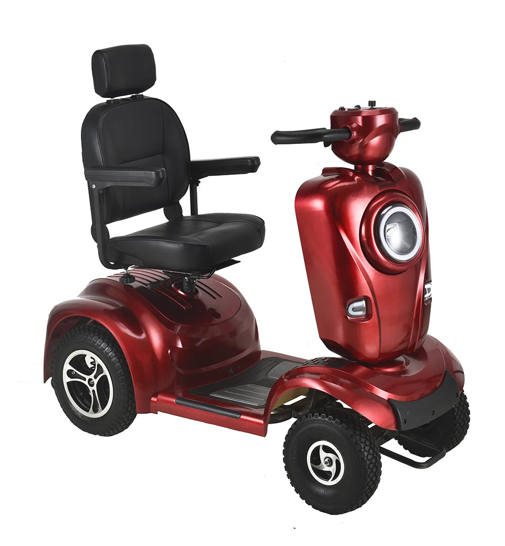 Travel 4 Wheels Elderly Electric Scooter Disabled Handicapped Folding Mobility Scooter For Seniors