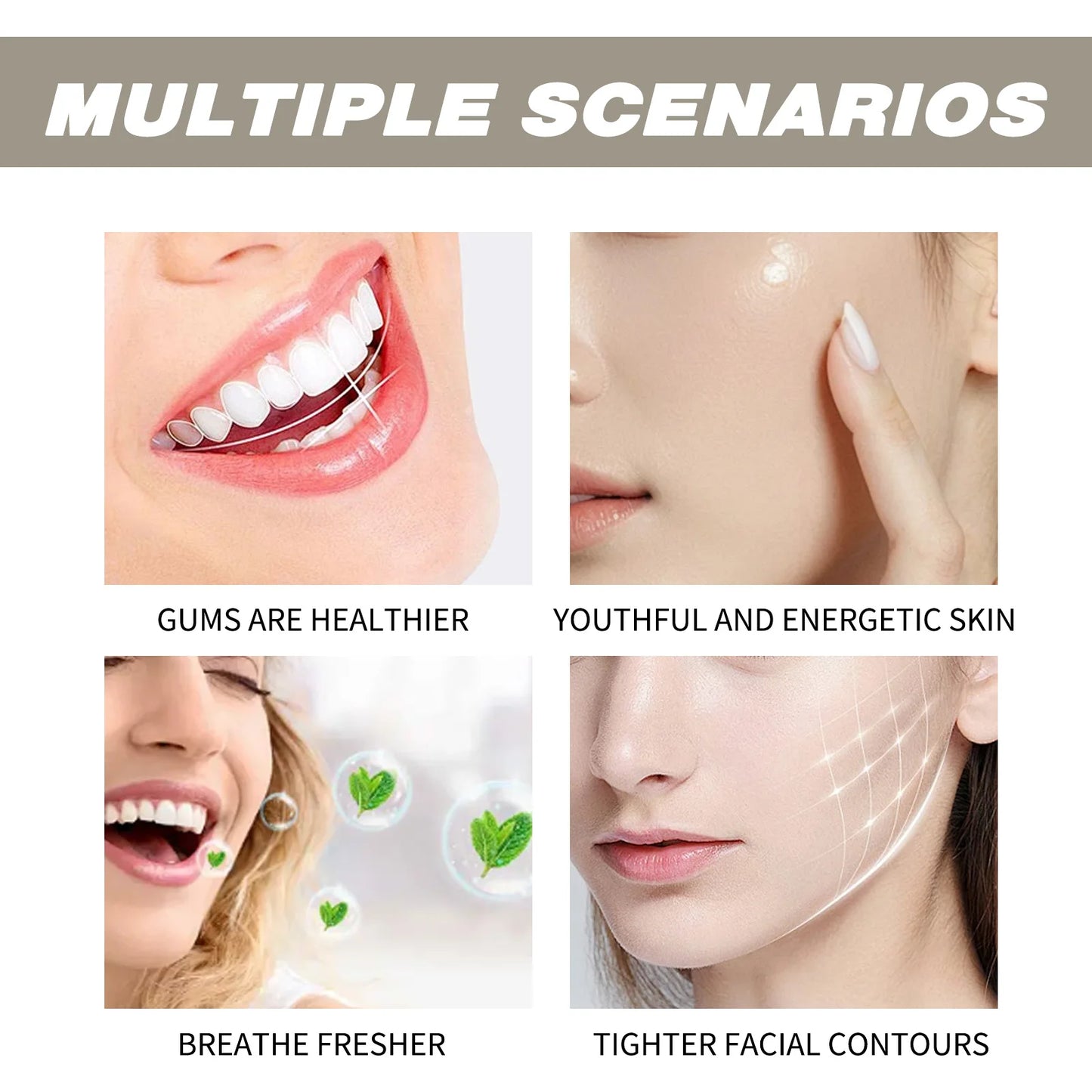 Coconut Pulling Oil Mouthwash Fresh Oral Breath Natural Essential Oils Odor Removal Whiten Tool Mouth Care Prevent Tooth Decay