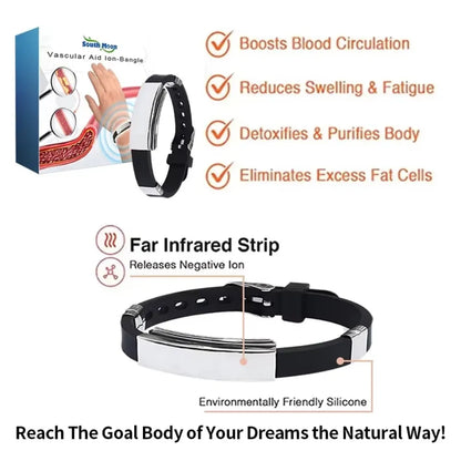 Diabetes Treatment Blood Glucose Regulator Ring Promote Blood Circulation Control Hypertension Titanium Germanium Bracelet