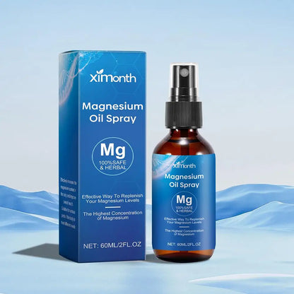 1/3/5pcs Essential Oil Magnesium Spray Relieve Muscle Body Pain Smoothes And Softens Skin For Restlessness & Better Sleep