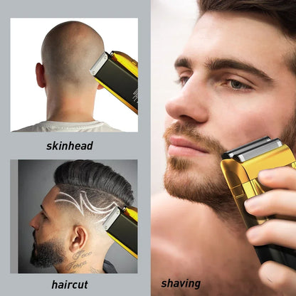 Electric Razor Electric Shaver Rechargeable Shaving Machine for Men Shaver Beard Razor Wet-Dry Use Beard Trimmer Shaving Machine
