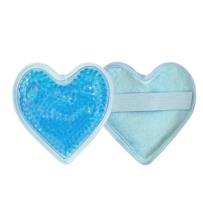Heart Shaped Ice Pack Hot & Cold Therapy - Reusable Gel Pack for Pain Relief, Swelling, First Aid, Muscle Soreness