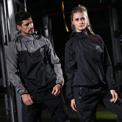 Naturehike Outdoors Gym Set Men Full Body Sweating Sportswear Women Boxing Running Training Fitness Weight Loss Unisex Tracksuit
