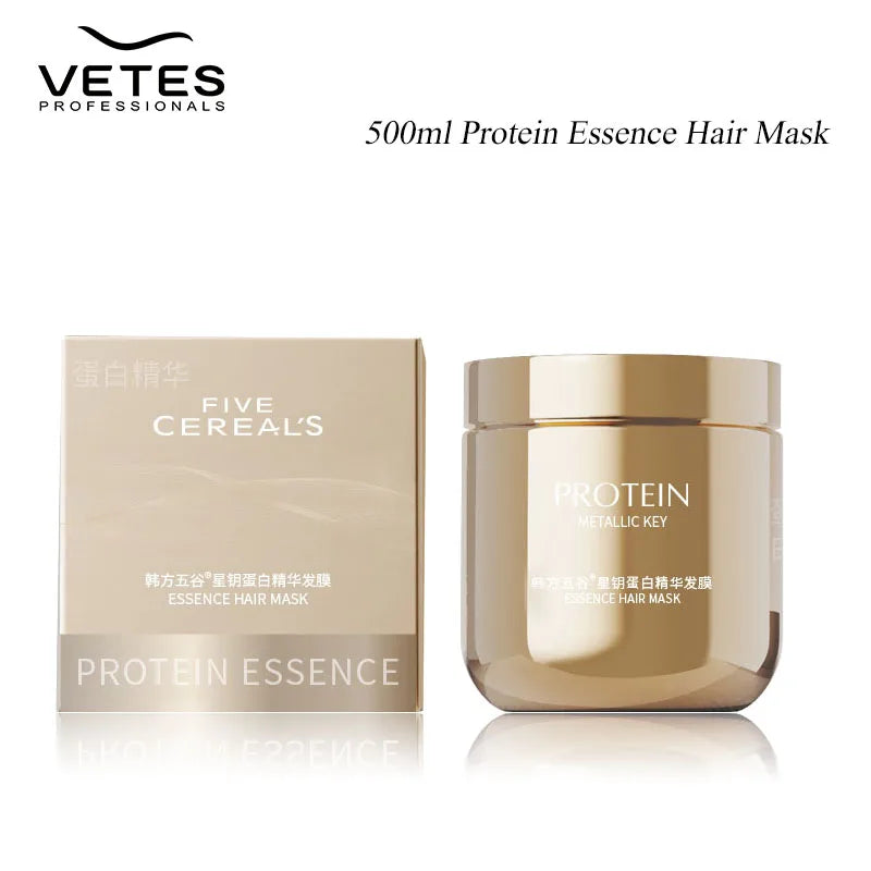 Hair Mask 500ml Dual Keratin Soft Dry Hair Shiny Frizzy Nourishing Hair Root Scalp Smoothing Straightening Dye Damage Hair Care