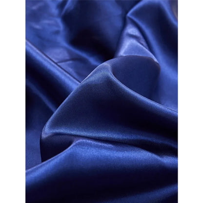 2pc Elastic band Pillow case 100% Satin pillowcase solid color pillow cases pillow cover for bed