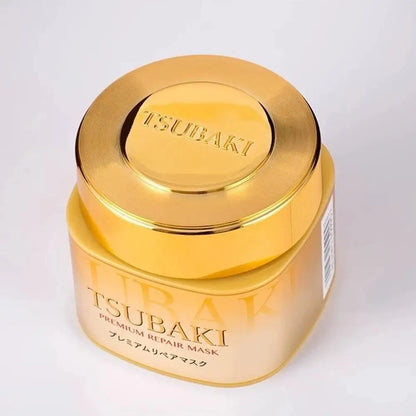 Japanese TSUBAKI Hair Mask 10-second Repair Dry Split Ends Frizzy Permed Dyed Damaged Hair Smooths And Strengthens Hair Roots