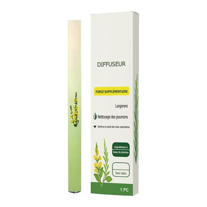 Herbal Diffuser with Mullein/Thyme/Mints Guarana/Green Tea Natural Energy Boost Clear Breathing Support for All Ages
