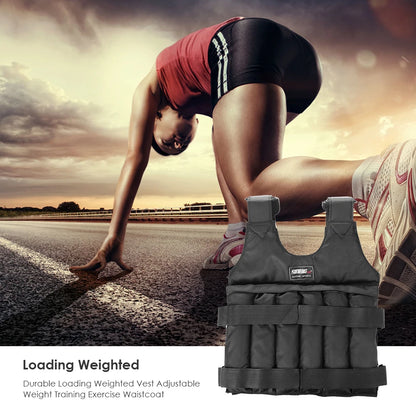 Loading Weighted Vest 1-50kg Adjustable Weight Training Exercise Loading Weight Jacket Fitness Vest for Running Training Waistco