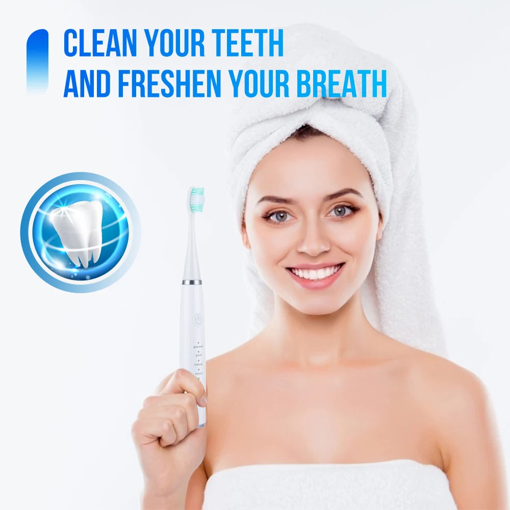 Electric Sonic Dental Calculus Scaler 5 Modes Oral Teeth Tartar Remover Plaque Stains Removal Teeth Cleaner Teeth Whitening Care