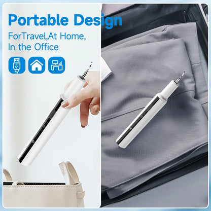 Electric Toothbrush with Oral Mirror 5 Modes Calculus Oral Tartar Remover Tooth Stain Cleaner Teeth Dental Plaque Cleaner