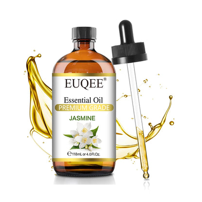 EUQEE 118ml (4 fl. oz) Pure Essential Oil-Sweet Orange Bergamot Cinnamon Lavender Tea tree Premium Aromatherapy Oil for Diffuser