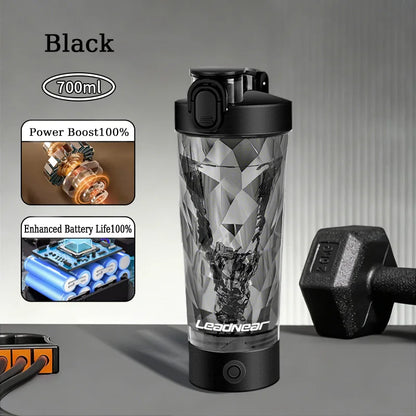 Portable Blenders Cup 700ml Rechargeable Electric Mixing Cup Protein Powder Shaker Cup for Sports Travel Home Milk Coffee Mixer