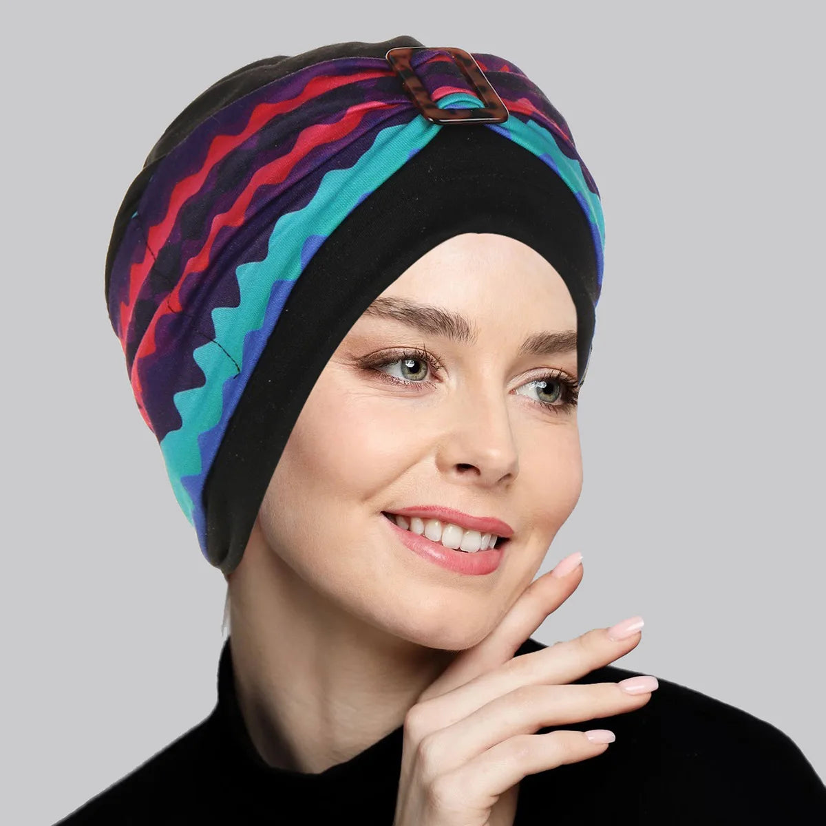 Women Turban Muslim Headscarf Twist Knot India Hat Chemo Cap Bandanas Hair Accessories  Hijab Beanie Bonnet Head Wrap
