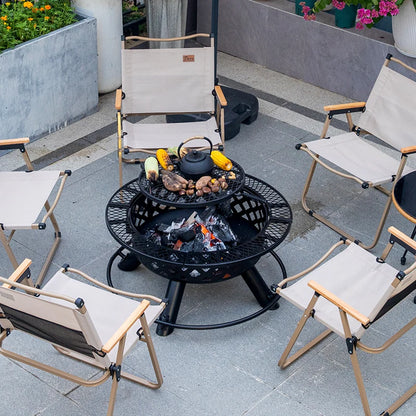 Camping Outdoor Fire Pits Easily Cleaned Patio Barbecue Grill Bbq Outdoor Charcoal Stove