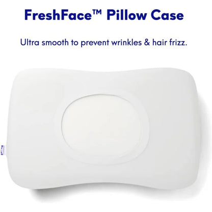 Deep Sleep Pillow, Patented Ergonomic Contour Design for Side & Back Sleepers, Orthopedic Cervical Shape Gently Cradles Head