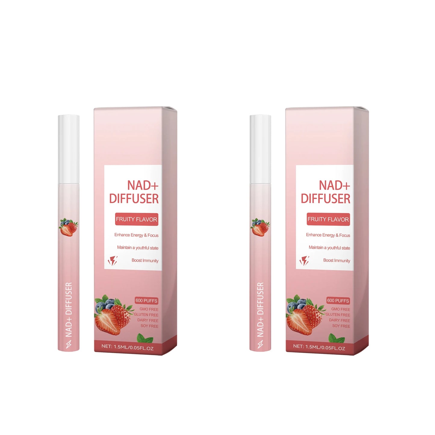Herbal Energy Stick Nad+ Diffuser Enhance Focus Improve Vitality Boost Immunity Fatigue Relief Smooth Breathing Relax Energy Pen
