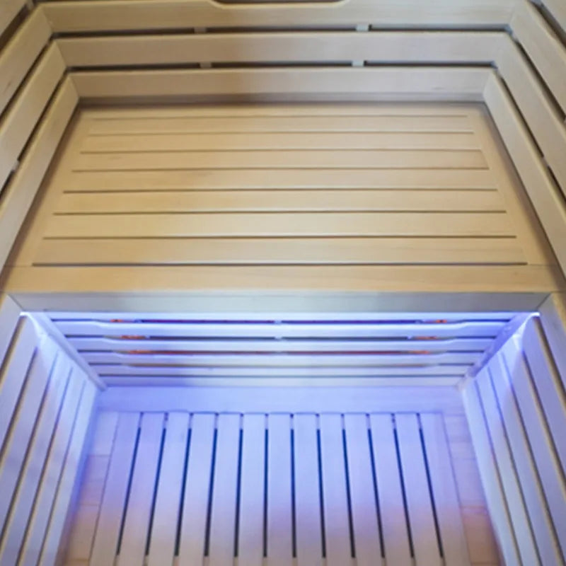 Customization.High End Spa Tubs Sauna Full Spectrum Infrared Sauna Rooms With Strip Light
