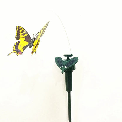 Dancing Fluttering Butterflies Hummingbird Yard Decor Solar Powered, Dancing Fluttering Butterflies For Your Potted Plant Yard