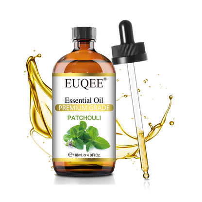 EUQEE 118ml (4 fl. oz) Pure Essential Oil-Sweet Orange Bergamot Cinnamon Lavender Tea tree Premium Aromatherapy Oil for Diffuser