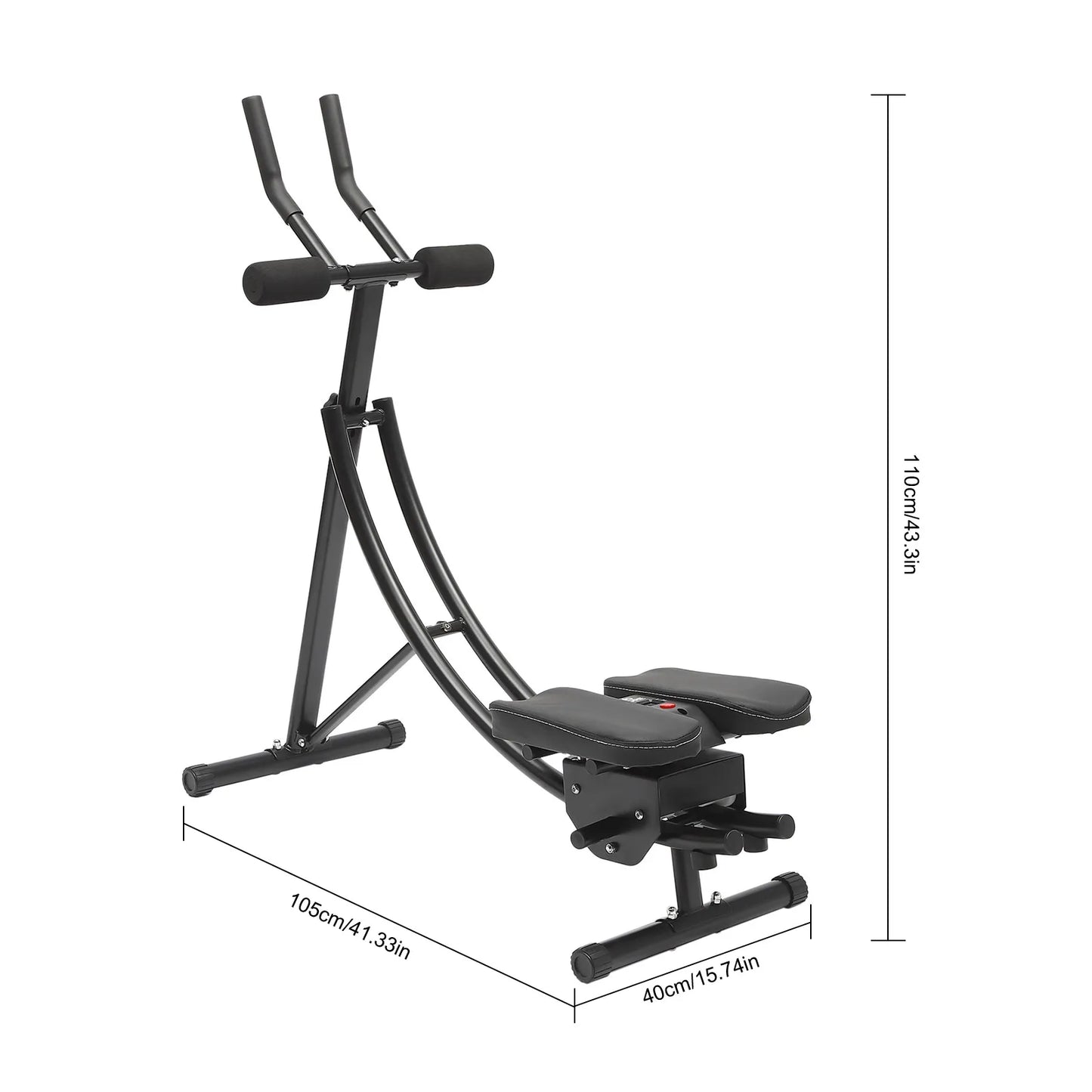 Foldable, Core & Abdominal Exercise Fitness Equipment for Home Gym
