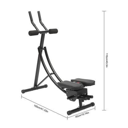 Foldable, Core & Abdominal Exercise Fitness Equipment for Home Gym