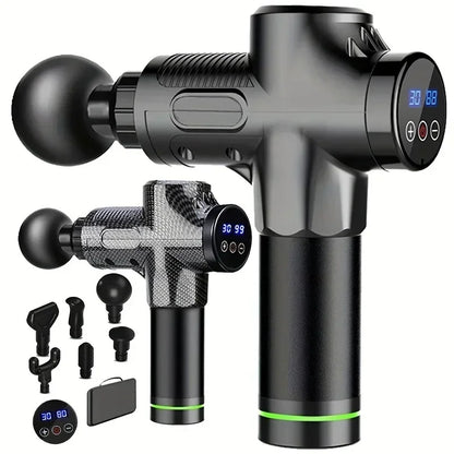 Electric Massage Gun Fascia Deep Muscle Relax Body Neck Massager Shoulder Relax Fitness Equipment Noise Reduction Male Female