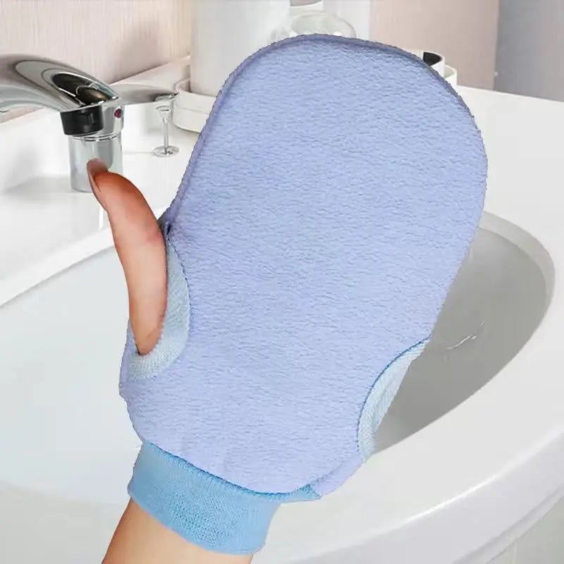 1PCS Bath for Peeling Exfoliating Body Cleaning Scrub Mitt Rub Dead Skin Gloves for Shower Body Brush Towel Foam Body Massage