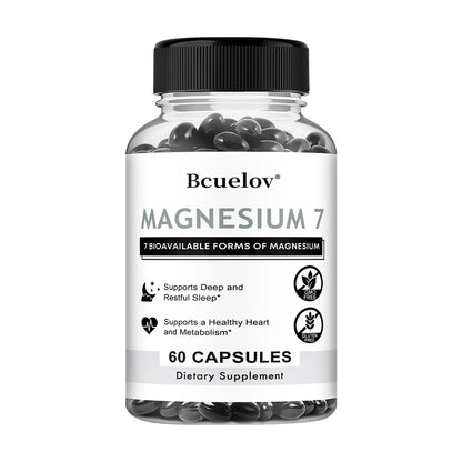 7 in 1 Magnesium Complex, High Absorption, Supports Energy, Relaxation, Promotes Healthy Sleep, Helps Muscle Support Supplements