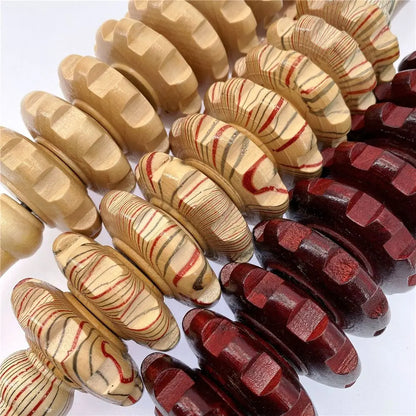 Leg Belly Relief Body Massage Wood  Muscle Roller Sticks Health Care Tool Trigger Point Massager Wooden Exercise Roller
