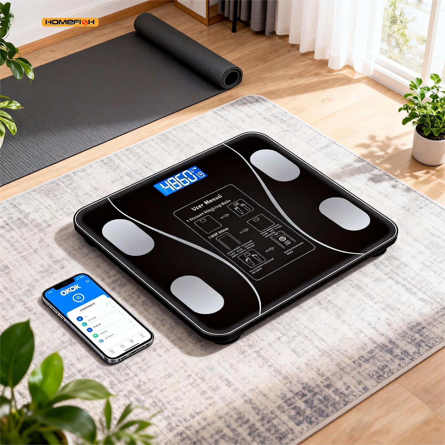 Electronic Bluetooth weighing scale Healthy body weight scale Body weight scale