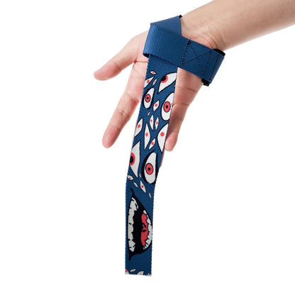 Anime Weight Gym Wrist Wrap Lifting Straps Weightlifting Lifting Straps, Power Workouts Lifting Deadlift Straps Padded Men