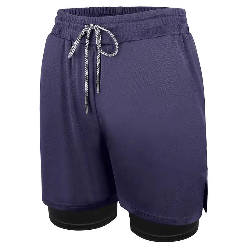 Men's 2 in 1 Running Shorts