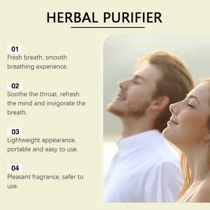 1PCS Herbal Diffuser Stick,Plant-Based Body Daily Care Bar for Relaxation Relieve Fatigue,Refreshing Mint Energy Bar